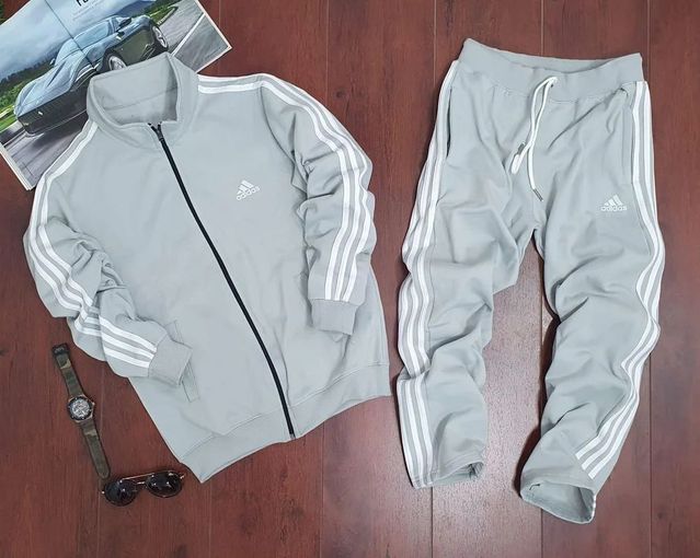 Adidas tracksuit lycra (Grey)